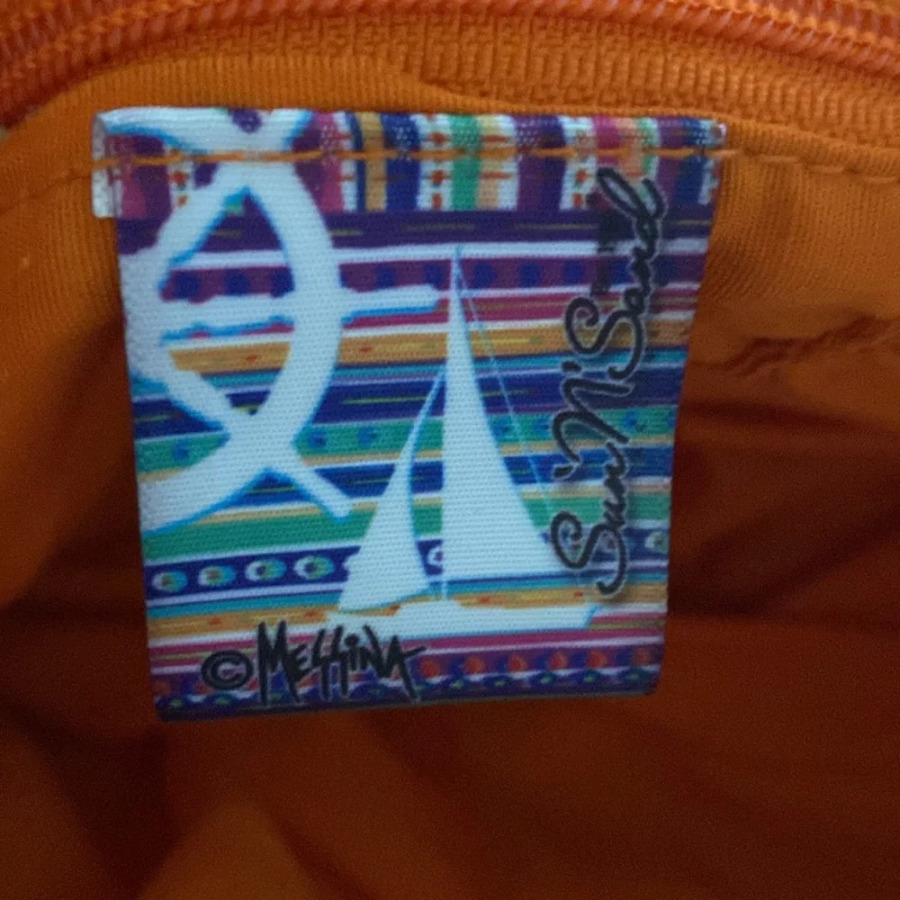 Sun N’ Sand beach theme shoulder bag tote - Picture 8 of 11